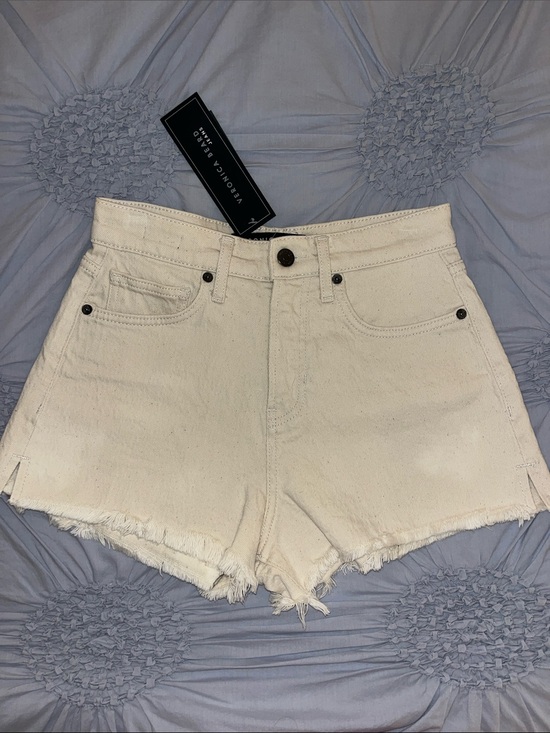Veronica Beard Pants - Veronica Beard Raw Hem Denim Shorts - NEW!